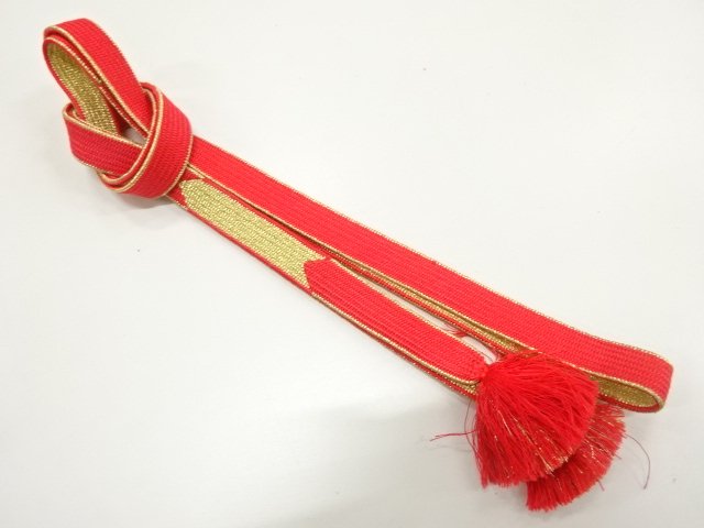 JAPANESE KIMONO / HANDTIED OBIJIME CORD 